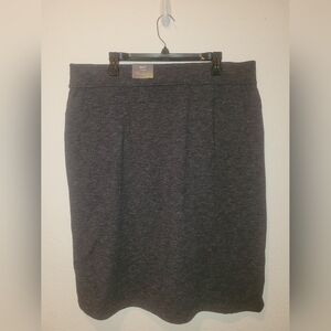 NWT Tek Gear Dry Tek XXL Midrise Skirt Dark Heather Grey